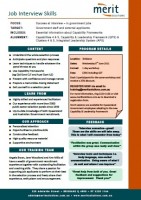 Interview Skills Thumb Job Interview Skills Brochure