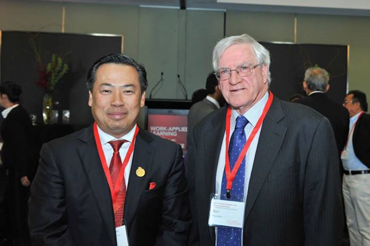 Tan Sri Eng and Dr Ron Passfield